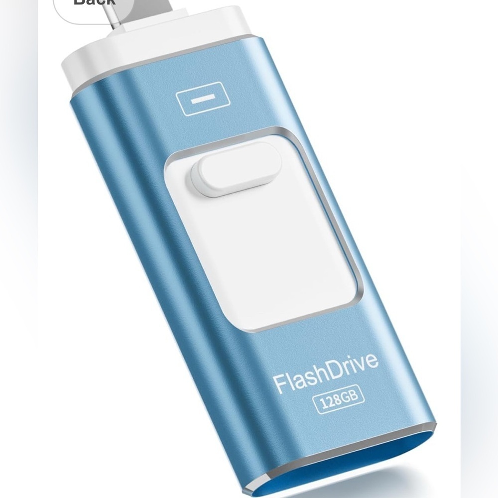 Blue and White Flash Drive 128GB (059)